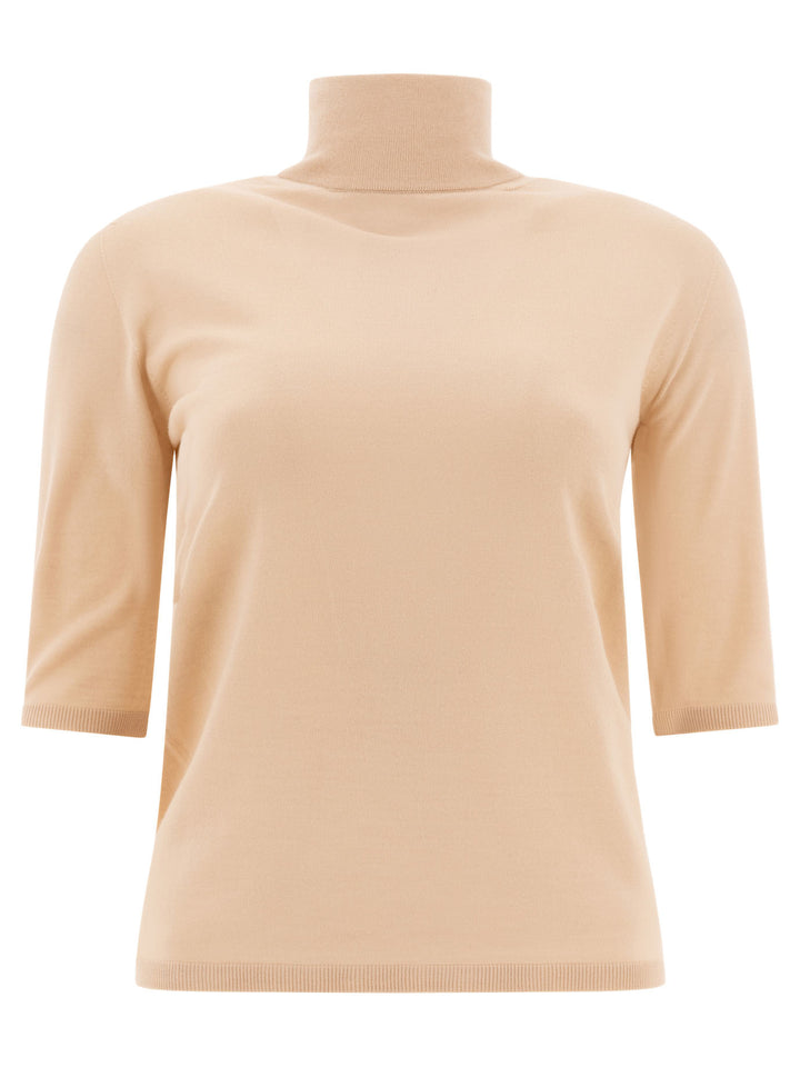 Max Mara Wool Turtleneck Knitwear - Beige | a3a04c979d5de4b336b10ff14af3f3acb856b4e4