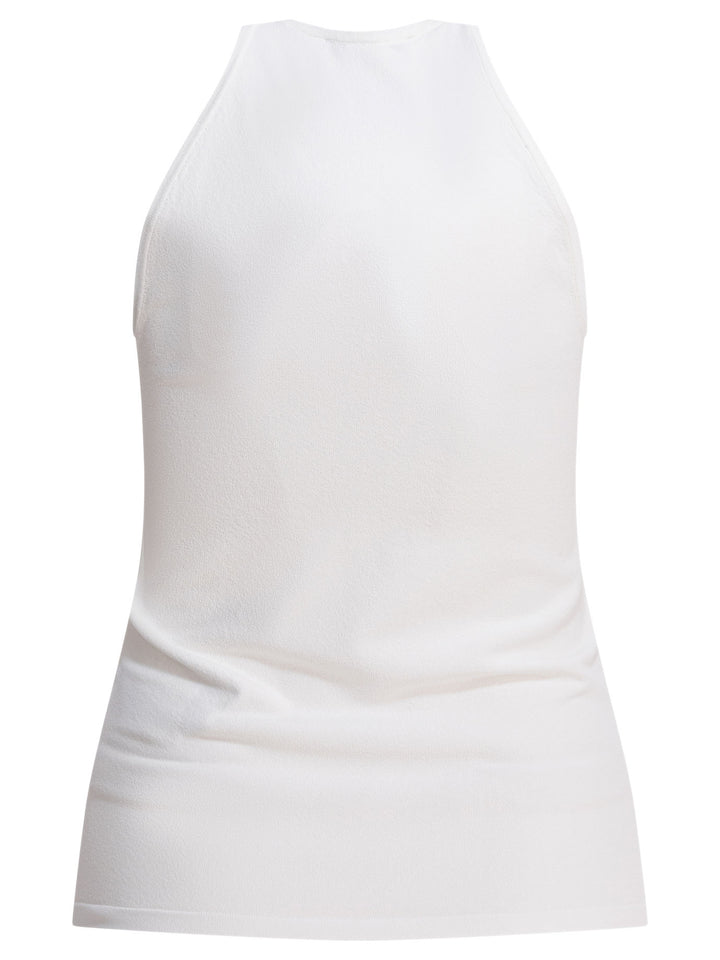 Max Mara Viscose Top Top - Bianco | 58582f7279cfad8cd0e5397cf7b5ea7da0ce9755