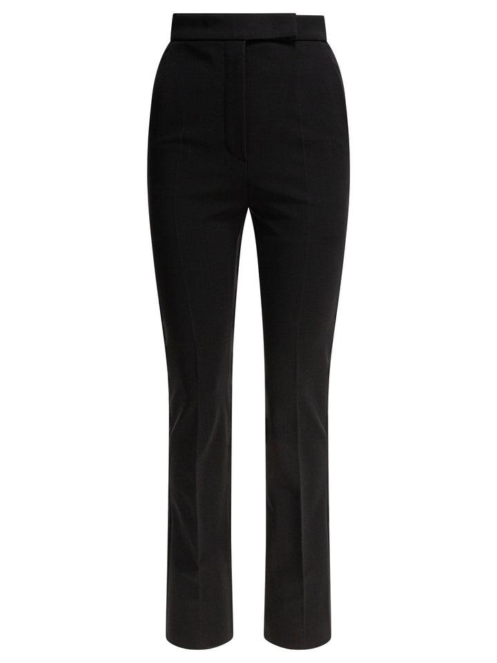 Max Mara Straight-Leg Trousers - Nero | 9bcc51ef6077f0807143a485d0430977b3d519c5