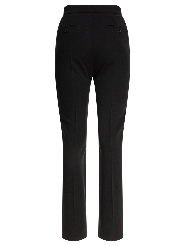 Max Mara Straight-Leg Trousers - Nero | 4ab3834f78bdedca755e91a5c517405fb9546fa6
