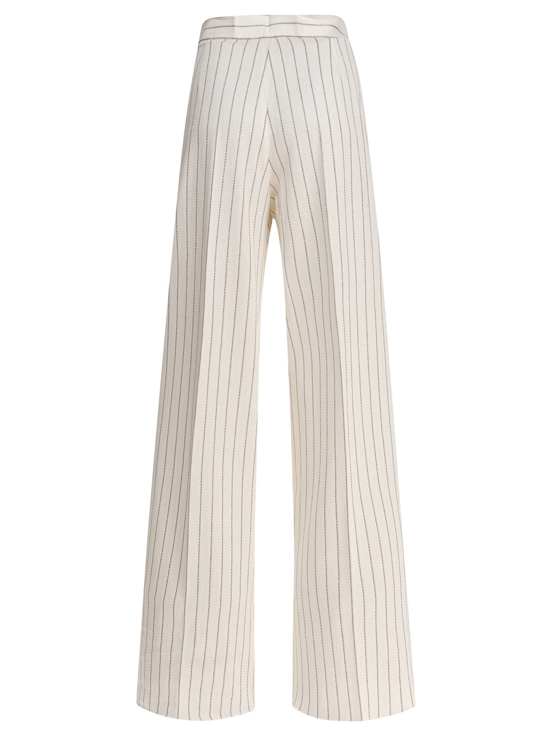 Max Mara Wide-Leg Trousers - Bianco | 0a63389501be2af3df3e9383fab0efc68bd96338