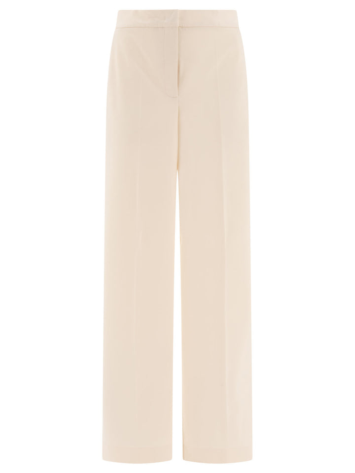 Max Mara Straight-Leg Trousers - Bianco | 24a919902a994301083ae3c987e9d46e716d9c39
