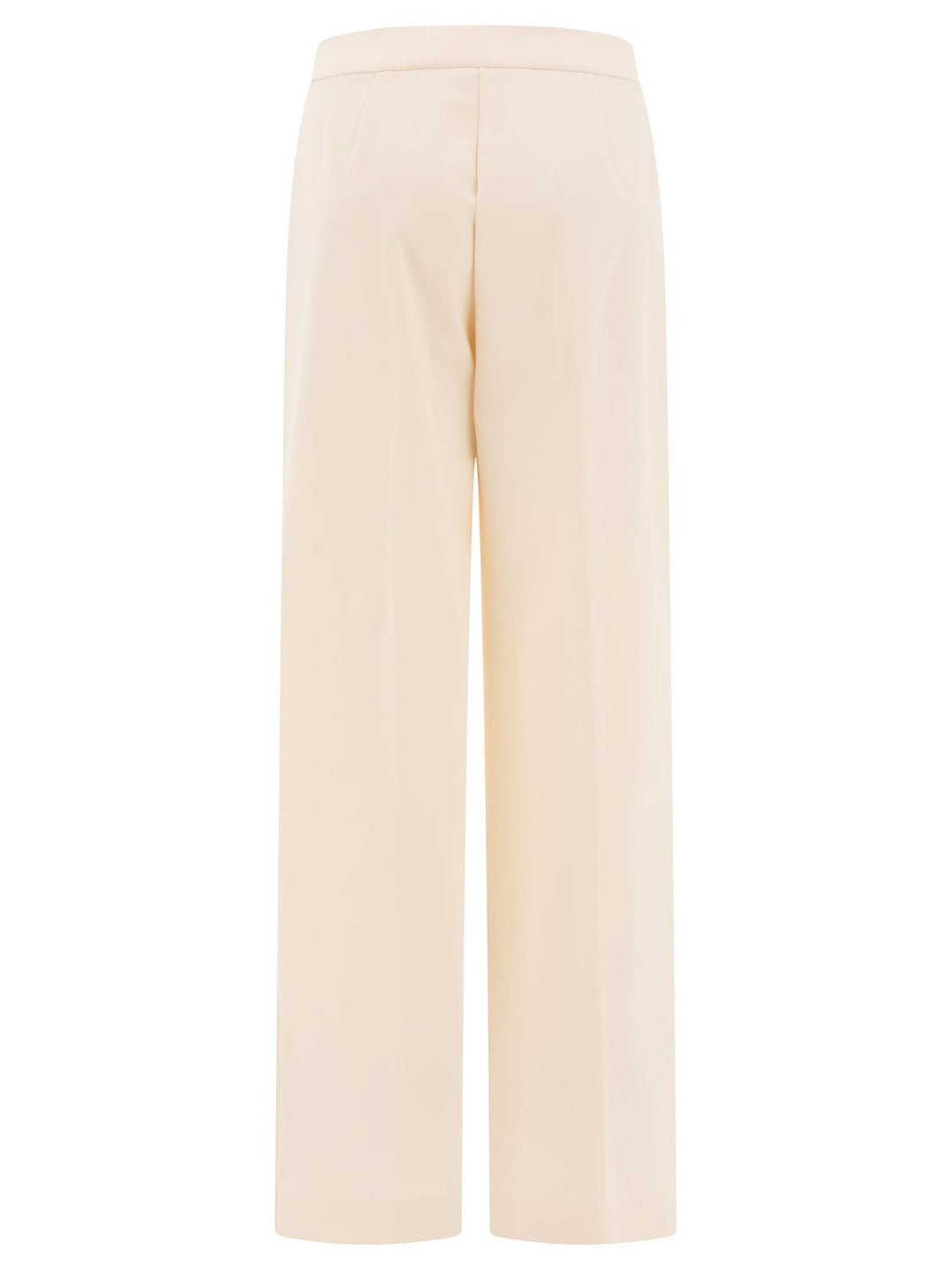 Max Mara Straight-Leg Trousers - Bianco | 6dd61c6a49565de92ec1e0d367bf3f272daf2541