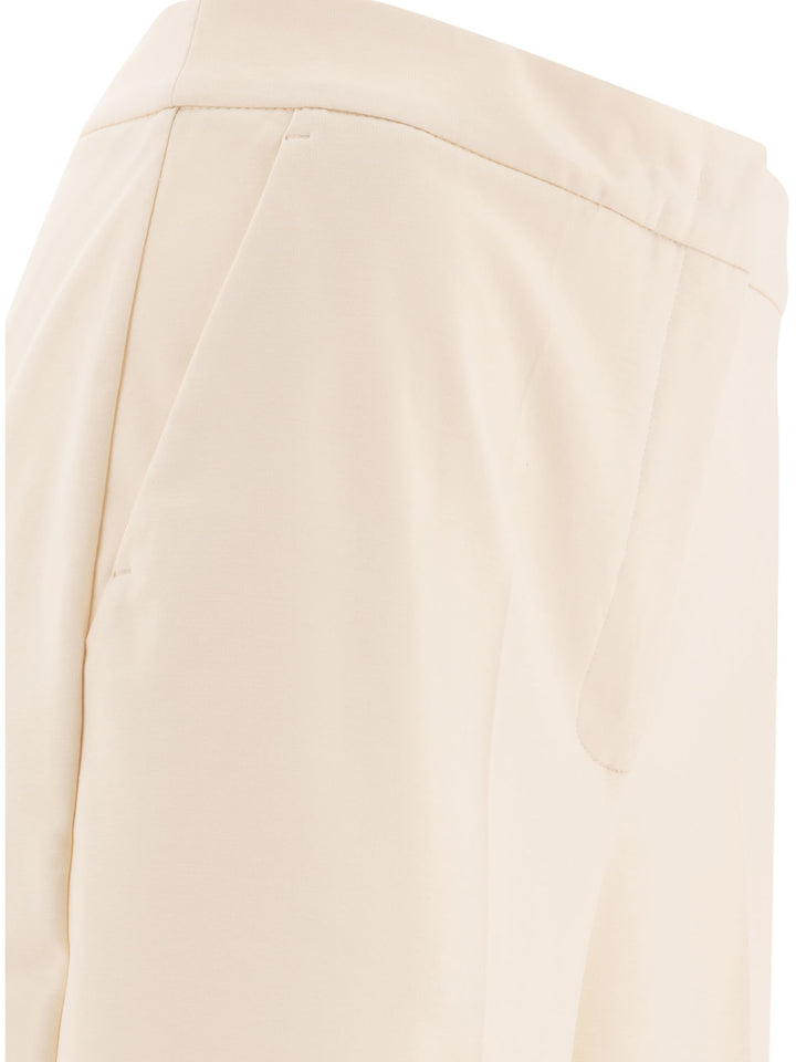 Max Mara Straight-Leg Trousers - Bianco | bcdf760000fb8c1de24d278ecd2aabd067c13cd2