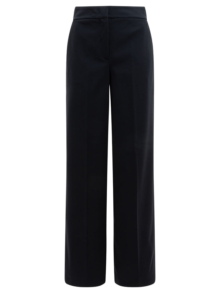 Max Mara Straight-Leg Trousers - Nero | fbb738a526479597a249fb4ab894d1a7adbece80