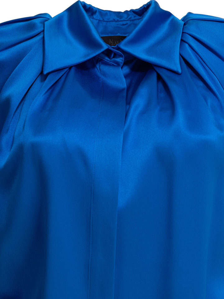 Max Mara Pianoforte  Shirts - Blu | 7ae49ec1724181dc8ff78f95378b080ea75295a8