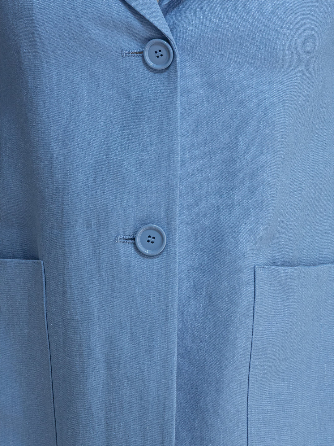 Max Mara S Blazer With Linen Pockets Jackets and Coats - Light blue | c3e691b2091c9c281d71144210a8dfa1f4ca8a6e