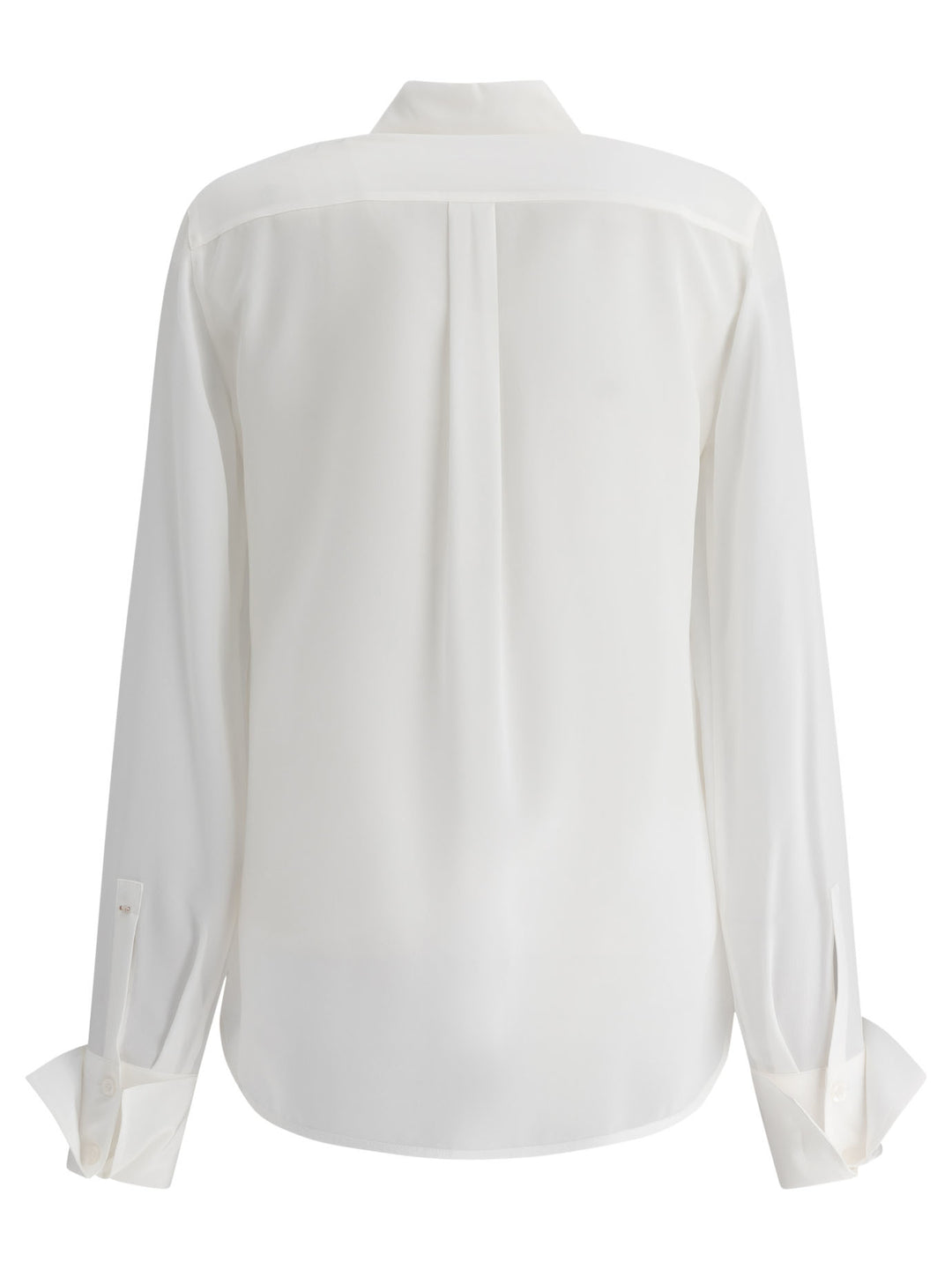 Max Mara Sportmax Silk Shirt Shirts - Bianco | bbdbdf3017a2312a87bbb55bb02caa66b16309a9