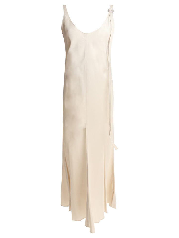 Max Mara Sportmax Long Flared Dress Abiti - Beige | 58cd123cd5033e96b28b00586b1bd91fb17307a5