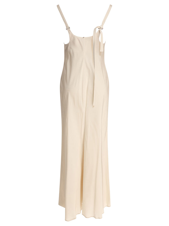 Max Mara Sportmax Long Flared Dress Abiti - Beige | 1fe0402e54626cd7d2e294d0ad8fc258351865e8