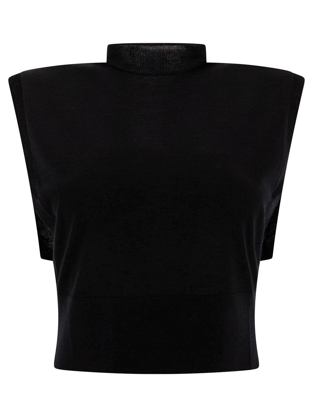 Max Mara Sportmax Cotton Sleeveless Top Top - Nero | ad49ad927f21dda79c47847f9eff272f6f1e3b4a
