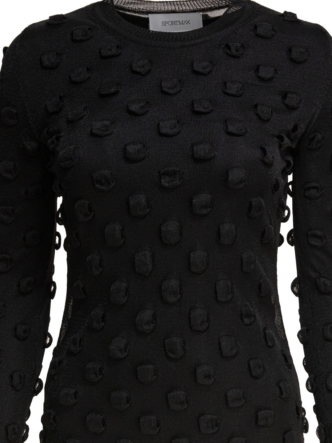 Max Mara Sportmax Long Flared Dress Abiti - Nero | 8e9eb12d308ef6142a5f38924c299d5e69f1d73a