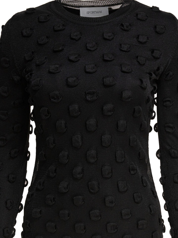 Max Mara Sportmax Long Flared Dress Abiti - Nero | 8e9eb12d308ef6142a5f38924c299d5e69f1d73a