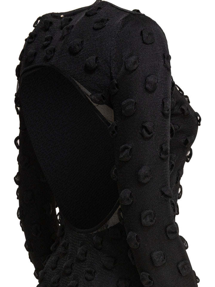 Max Mara Sportmax Long Flared Dress Abiti - Nero | 939fdce6af5afbafc7f85acdf8ad40835e78202a