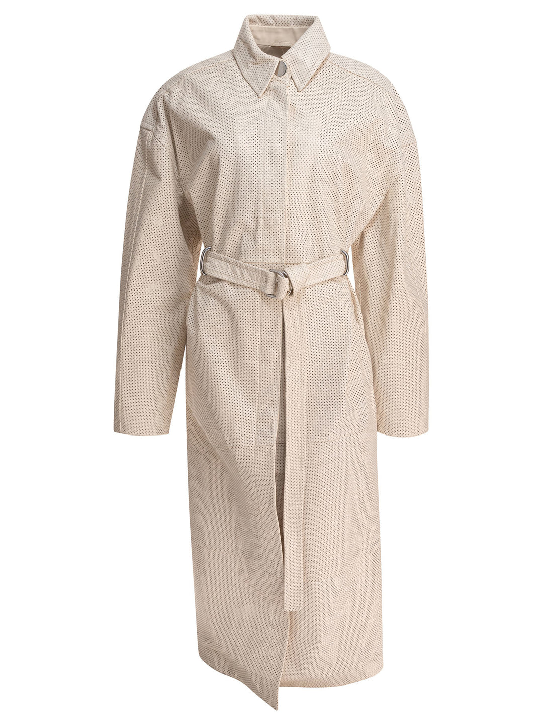 Max Mara Sportmax Trench Coat With Leather Belt Jackets and Coats - Beige | ba5091e45cf043845b9fe52301a72fea063a223e