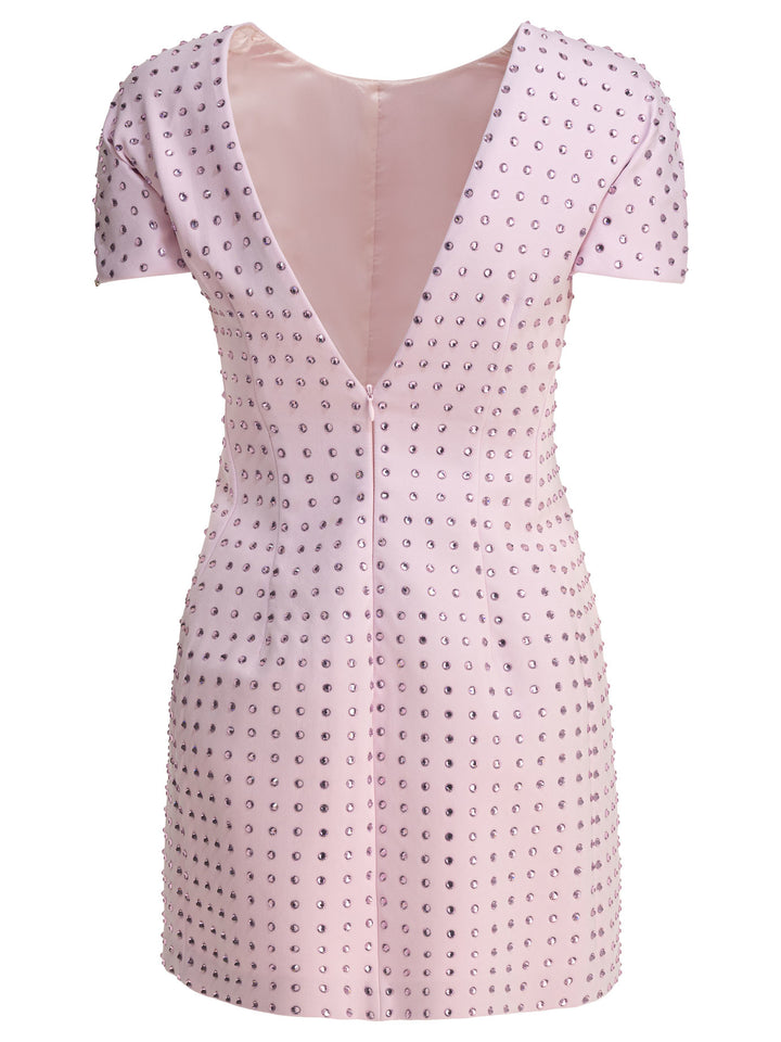 Max Mara Sportmax Short Dress With Open Back Abiti - Rosa | 31d022d9f71b705a54d34def2f37d242ab48d0fe