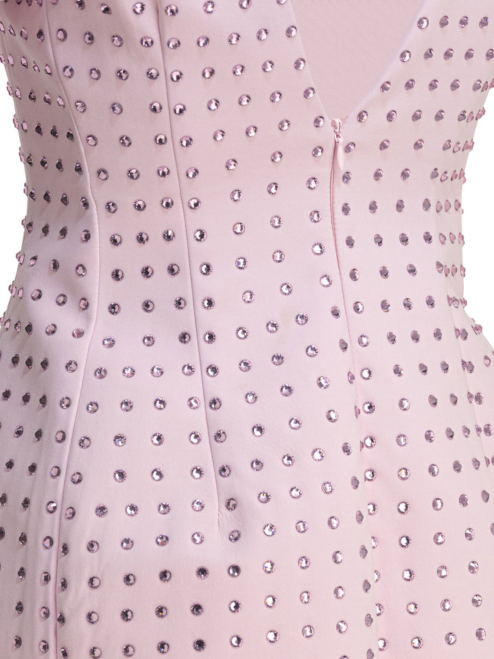 Max Mara Sportmax Short Dress With Open Back Abiti - Rosa | 0ebe9e74dbbc76a076f58f7a7ba09dd0a7bd1237