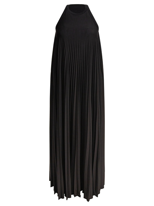 Long Dress With Open Back Abiti Nero