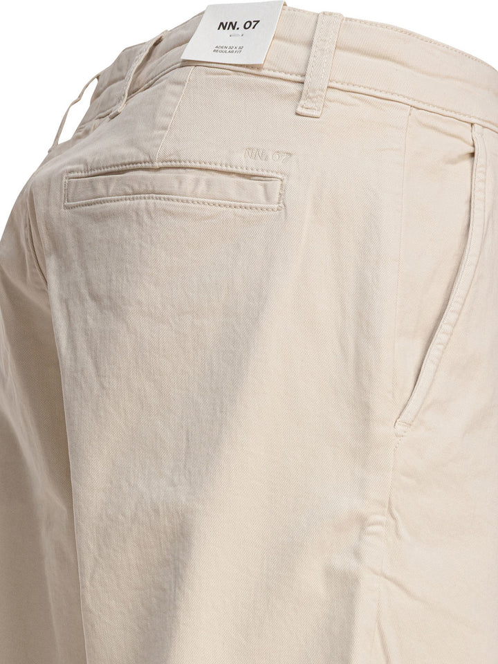Nn.07 Aden Trousers - Bianco | 6b467402f61314219a384155ec6d6580ab17cba2