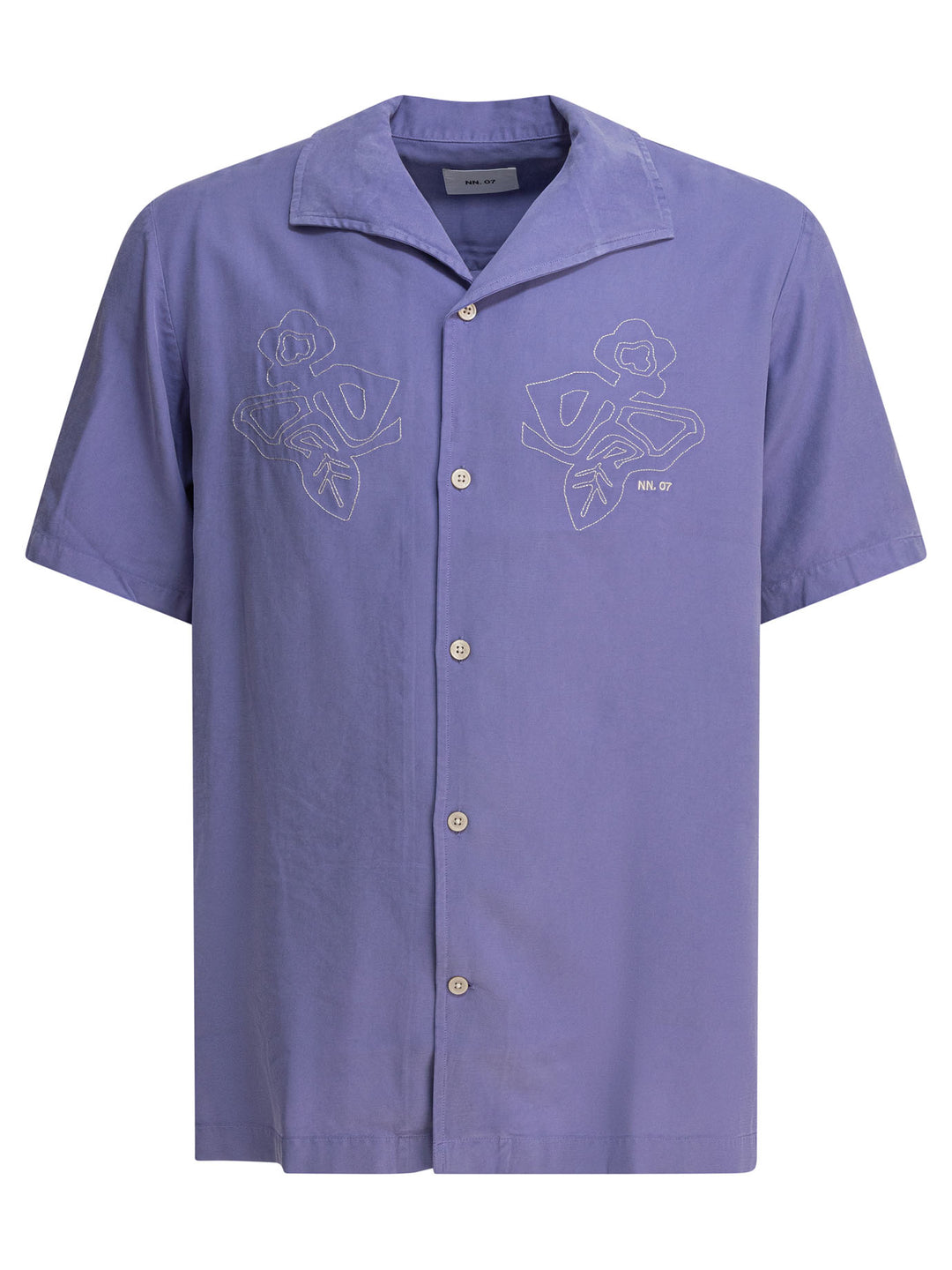 Nn.07 Ares Shirts - Viola | a087a33027de512013f26735984ac833edb94949