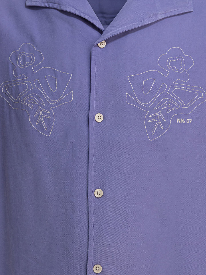 Nn.07 Ares Shirts - Viola | a5eb0f17acafbc262b11c044e0651e40100ad3cb