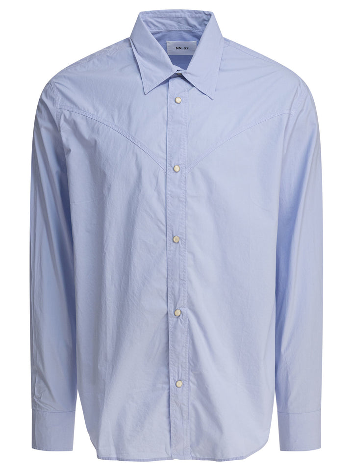 Nn.07 Joe Shirts - Light blue | 8cac0afd774cf7d127f856c0f9566ba6b32b9f68