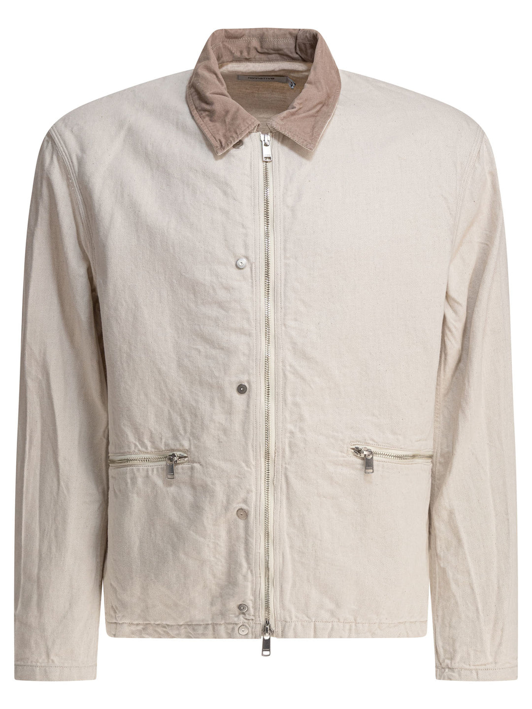 Nonnative Cotton Overshirt Jacket Jackets and Coats - Bianco | 241abb907b89f4ebb5badeb8f705c53de0e6204c