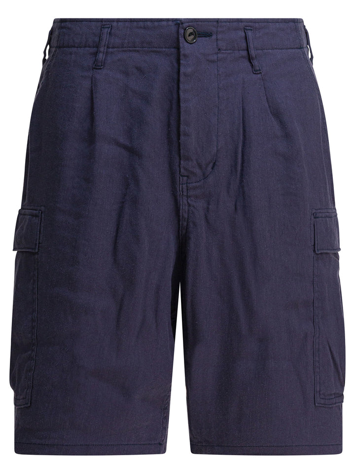 Nonnative Linen Cargo Shorts - Blu | 5c2f62e2d1b0754f2466e762b8062c71f44b9ab6