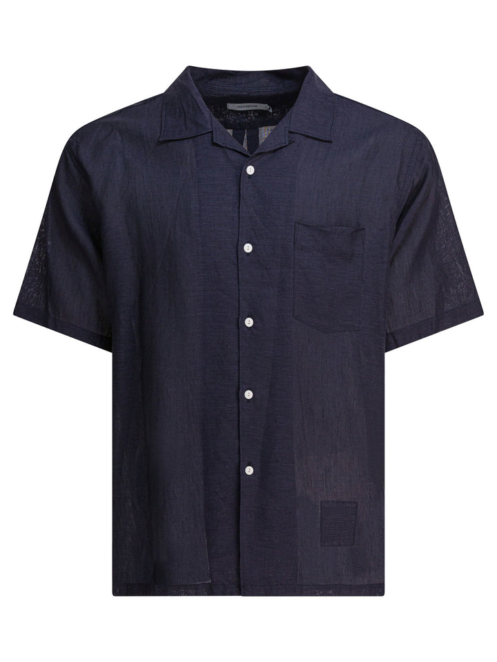 Nonnative Voyager Shirts - Blu | 31d638483be9168bacd350808254c18a26f67719