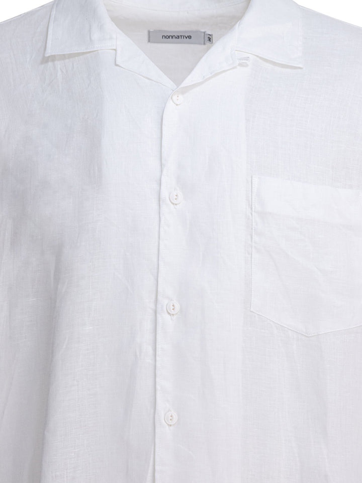 Nonnative Voyager Shirts - Bianco | 54d070a13d88ba7e401523fb1e09ab90200f1cc5