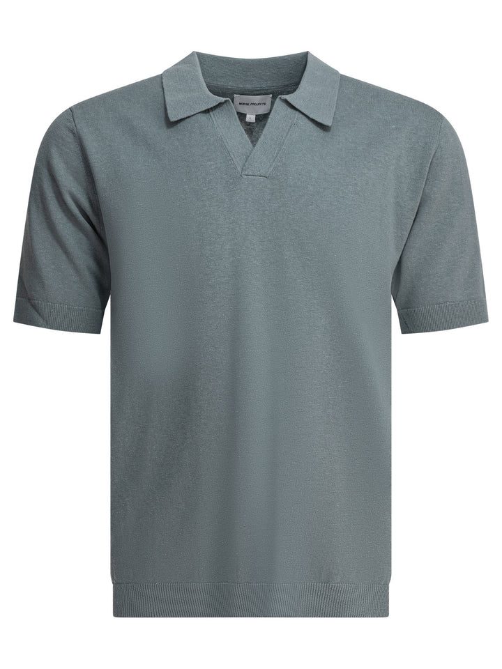 Norse Projects Leif Polo shirts - Blu | 7f853e827363d12fdcdad3cffc7ce92d2ed88db2