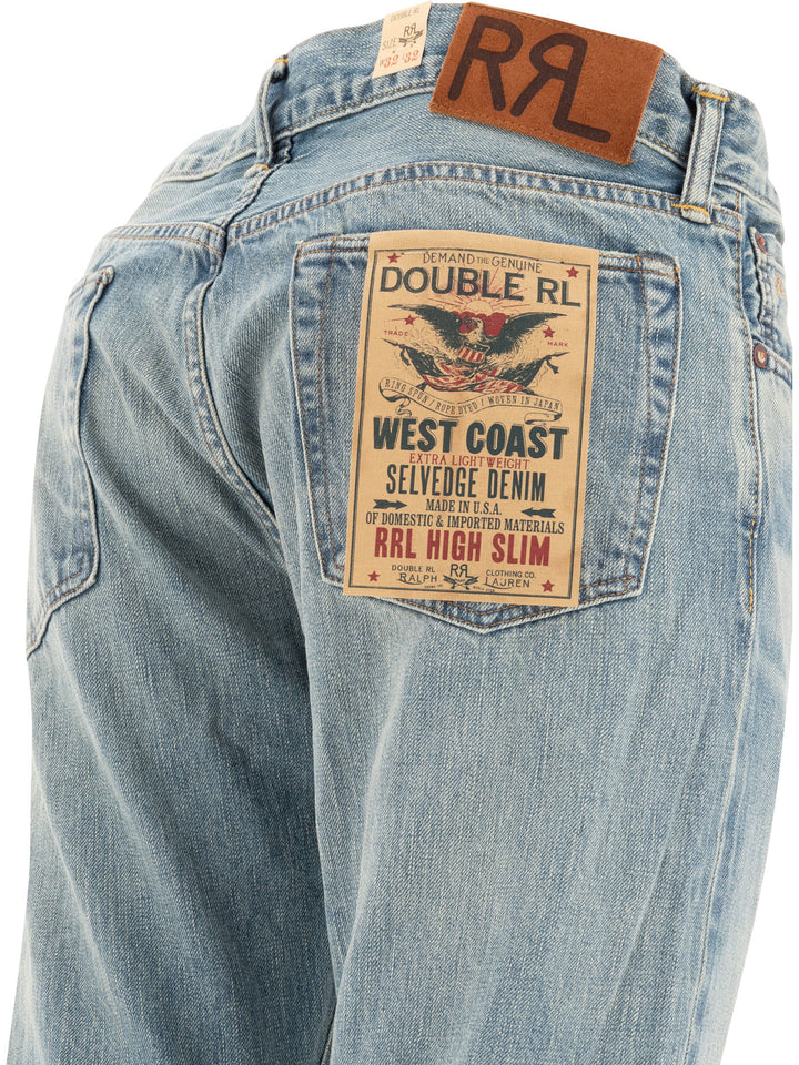 Rrl By Ralph Lauren Straight-Leg Jeans - Light blue | 92117e85e24a43fb8246d3f8ef580fdbcaab3ef2