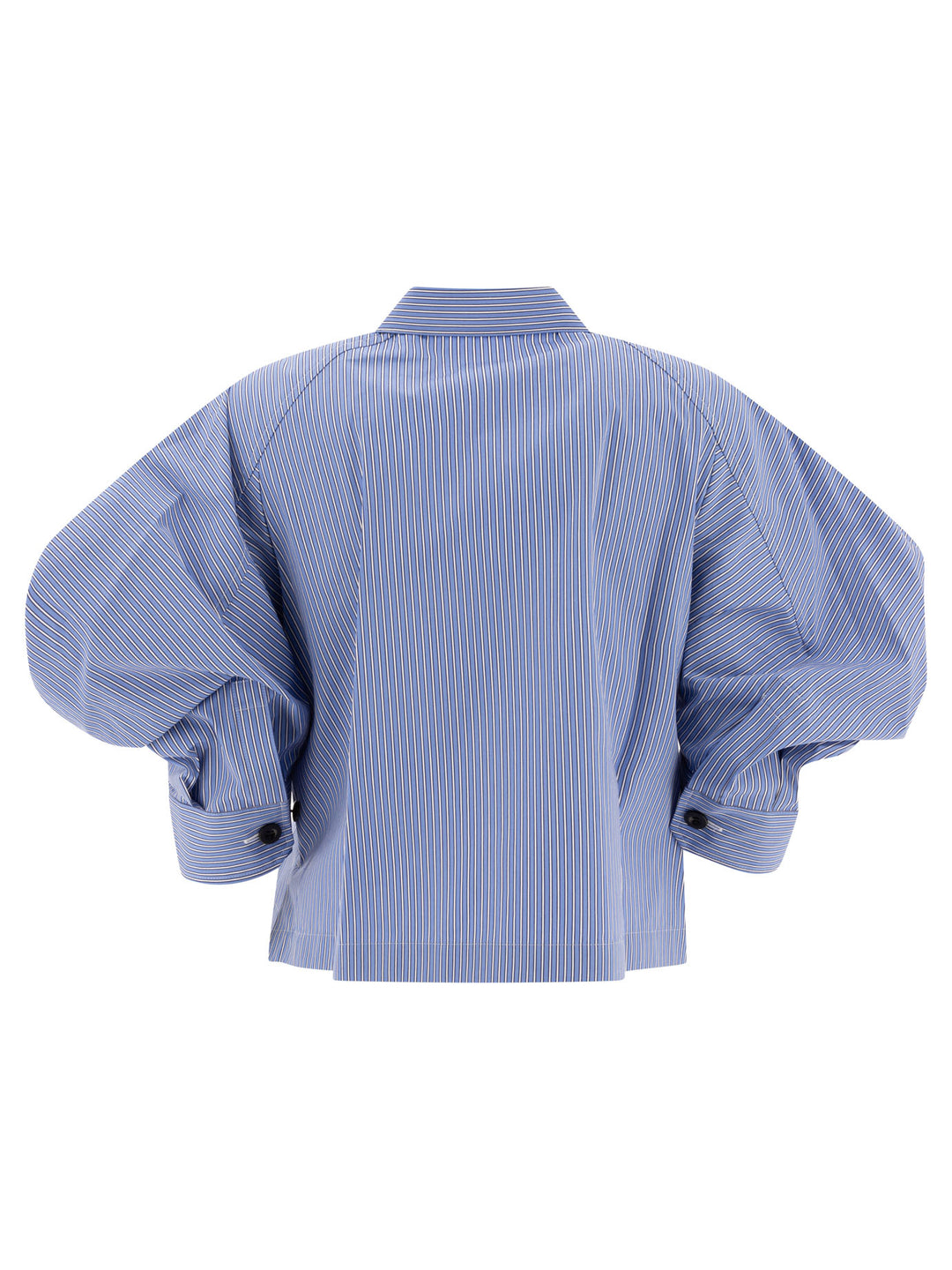 Sacai Cotton Shirt Shirts - Blu | fb9d8c1c1162ba6c7b71c5afd57292b61f68ebcf