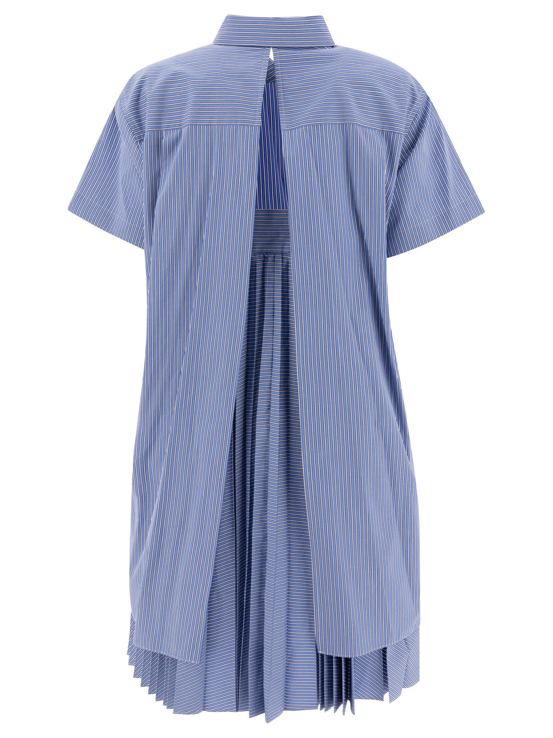 Sacai Shirt Dress Abiti - Blu | b90ff5736cada80b5f06f8e79927a168066a194a
