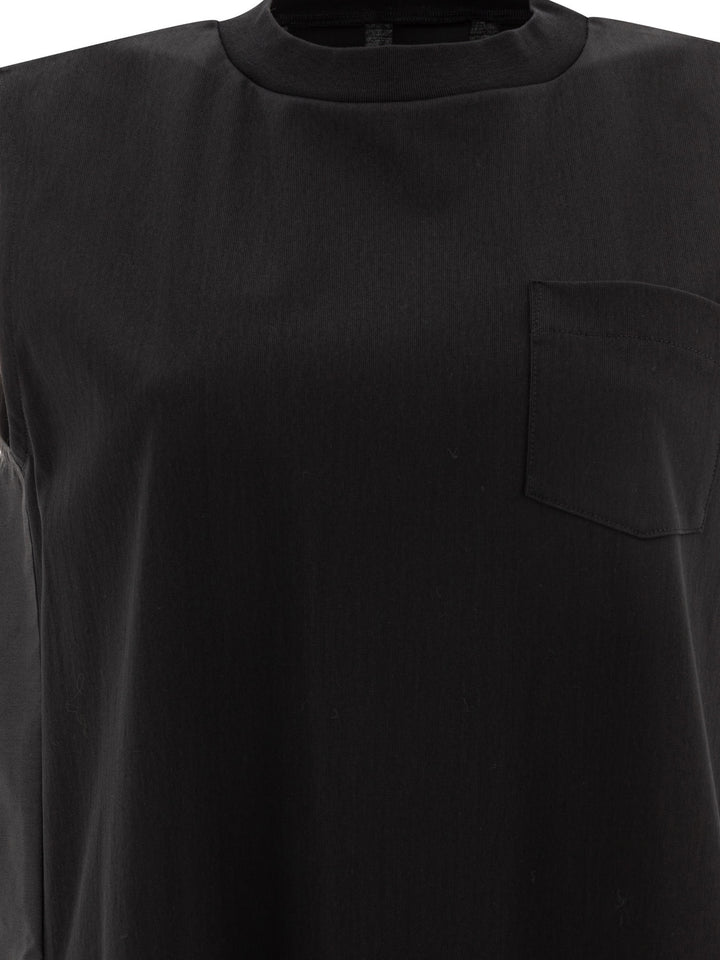 Sacai Cotton Dress Abiti - Nero | 442b5d46034773111246cbc567a3cbe05258b7f1