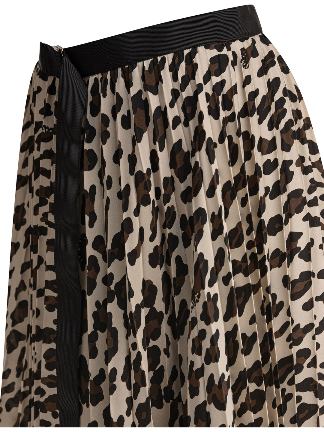 Sacai Leopard Skirt Gonne - Beige | cf51b44a317abd9173854f75b3d428aad6be07c9