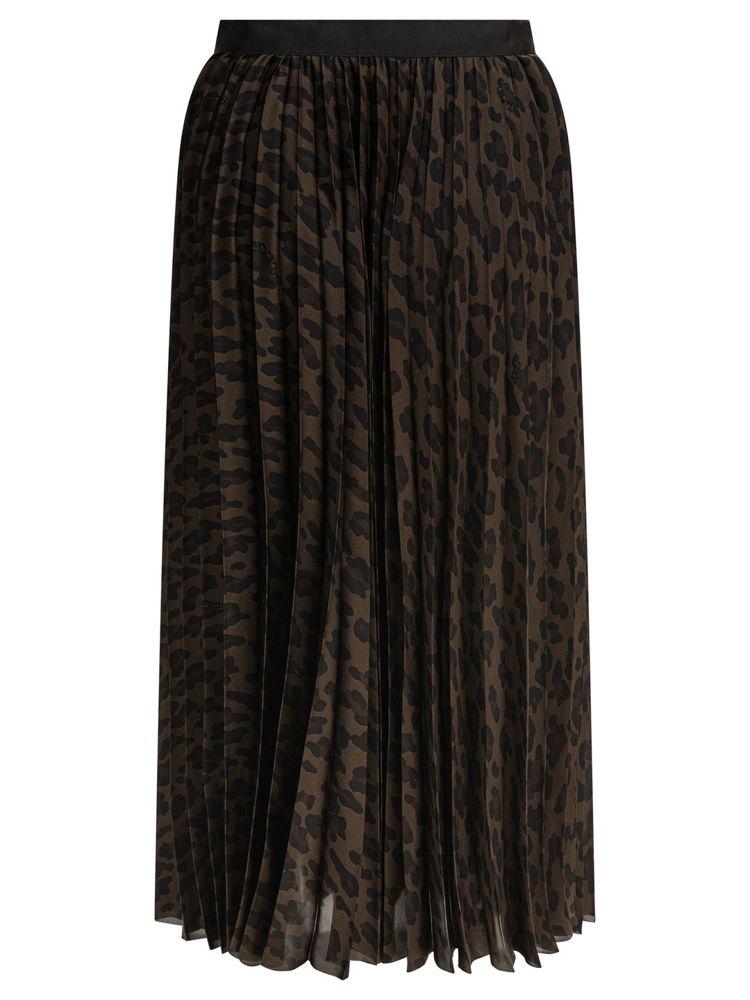 Sacai Leopard Skirt Gonne - Marrone | a90d1e37109fd8830deaa0828272cda1d0f45dfb