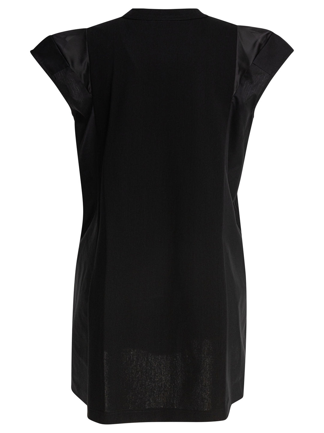 Sacai Cotton Jersey Dress Abiti - Nero | 306e725ea2388e53b51515a9705e8511576543ab