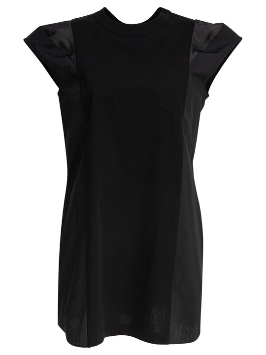 Cotton Jersey Dress Abiti Nero
