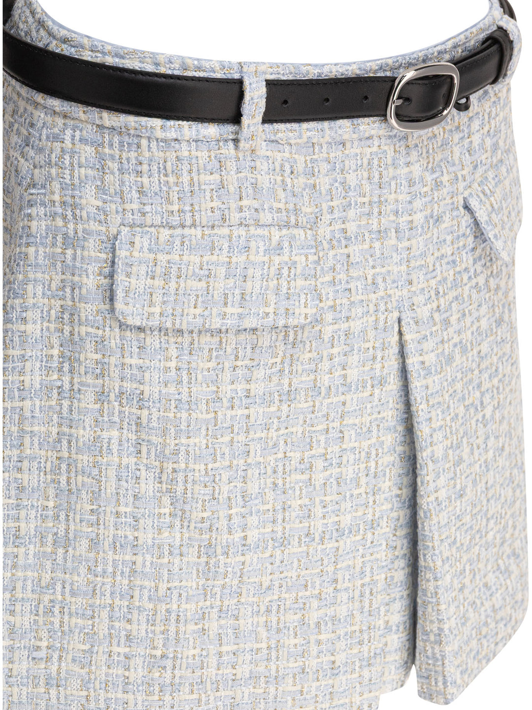 Self-Portrait Belted Miniskirt Gonne - Blu | 6e0bd3697623a32ad9794e49cc44367cfd3e82d4