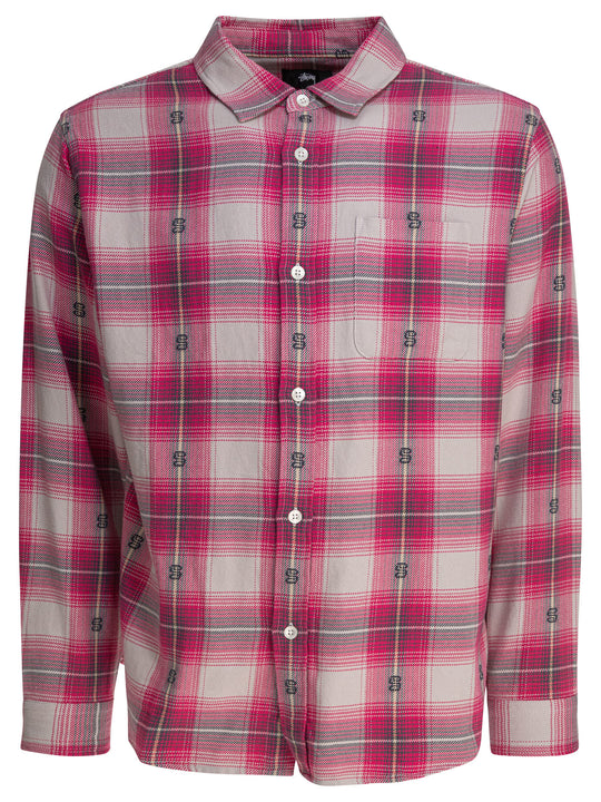 Motif Plaid Shirt Shirts Rosa