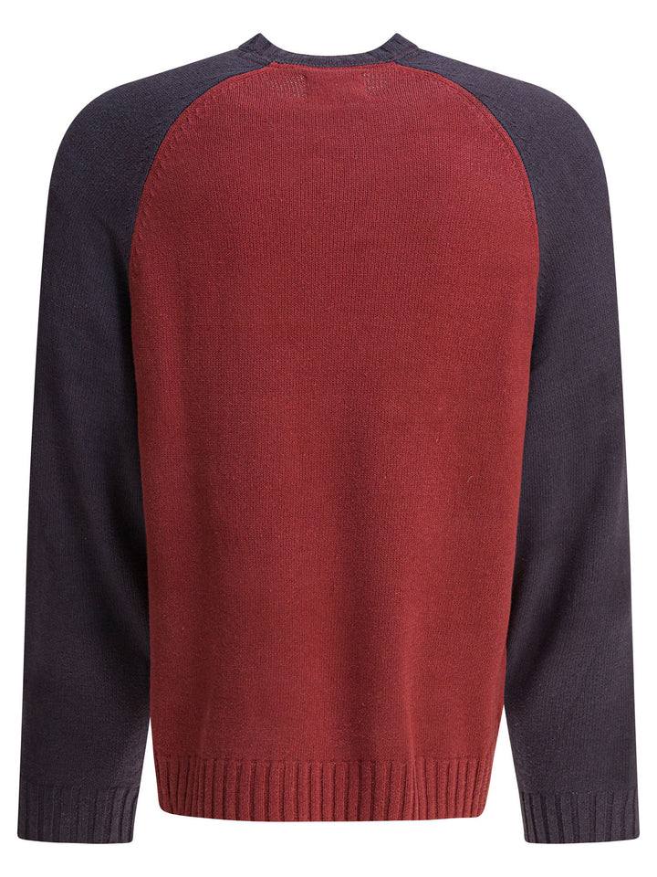 StüSsy Raglan Knitwear - Rosso | 606dfc7e1501831ea7c0838204e1f121e8b4c228