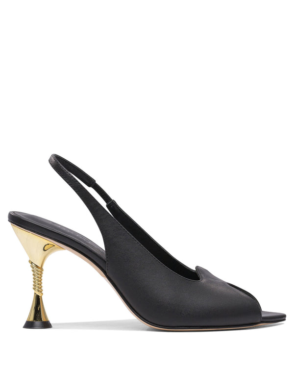 Helix 90mm Heeled Shoes Nero