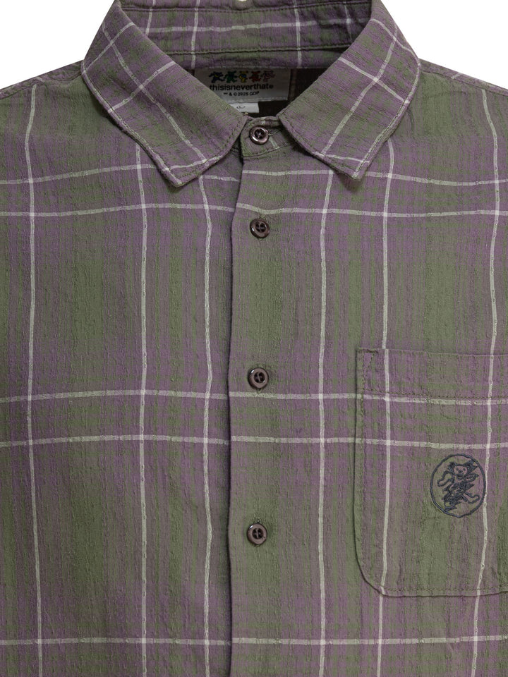 Thisisneverthat® Check Shirt Shirts - Verde | d7785ac7a2b71be761045f67af3166efe534e783