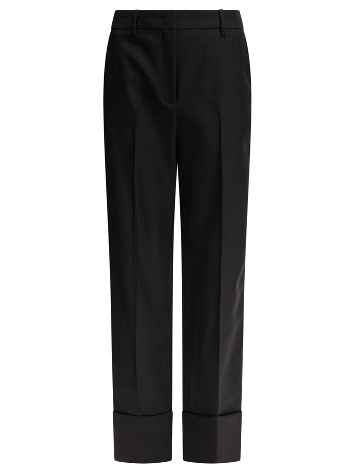 Valentino Wool Tailored Pants Trousers - Nero | 7c3914f21b10d737d7c0fc34250e1eaa89c0814f