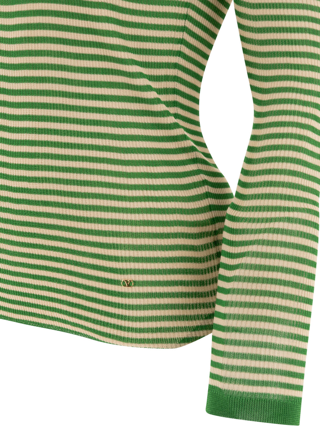 Valentino Silk Crewneck T-Shirt T-shirts - Verde | d9177eeb44edb82e72c513727f2757d3d7a0b884