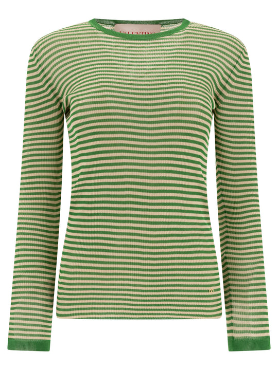 Silk Crewneck T-Shirt T-Shirts Verde