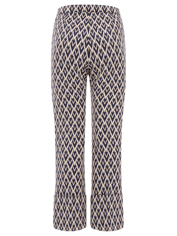 Valentino Wool Pants Trousers - Blu | 005d175f2256d307b0f4d6c78622c0a92aac8223