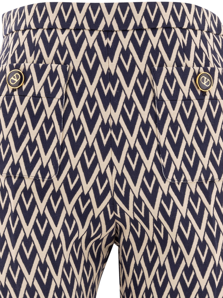 Valentino Wool Pants Trousers - Blu | be6b6cdb77fd98b4a47e8f5432e4e93084dbdafa