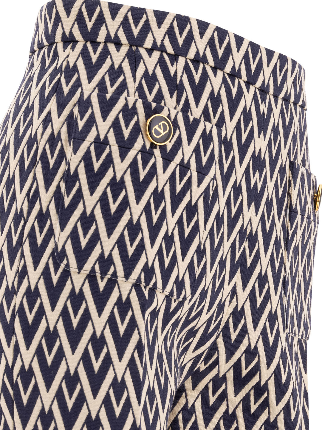 Valentino Wool Pants Trousers - Blu | ae47b7a011b14bd7cc4b92cd0f585e28f9aa97e1